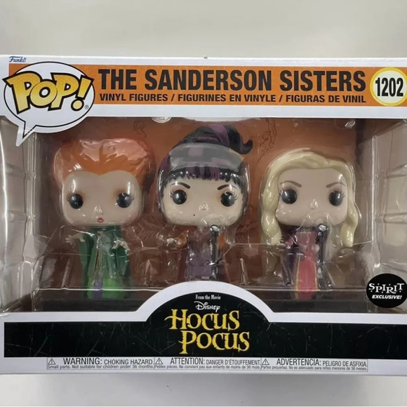 The Sanderson Sisters Hocus Pocus Funko Pop with Dani with Binx and Billy NIB - Picture 2 of 12